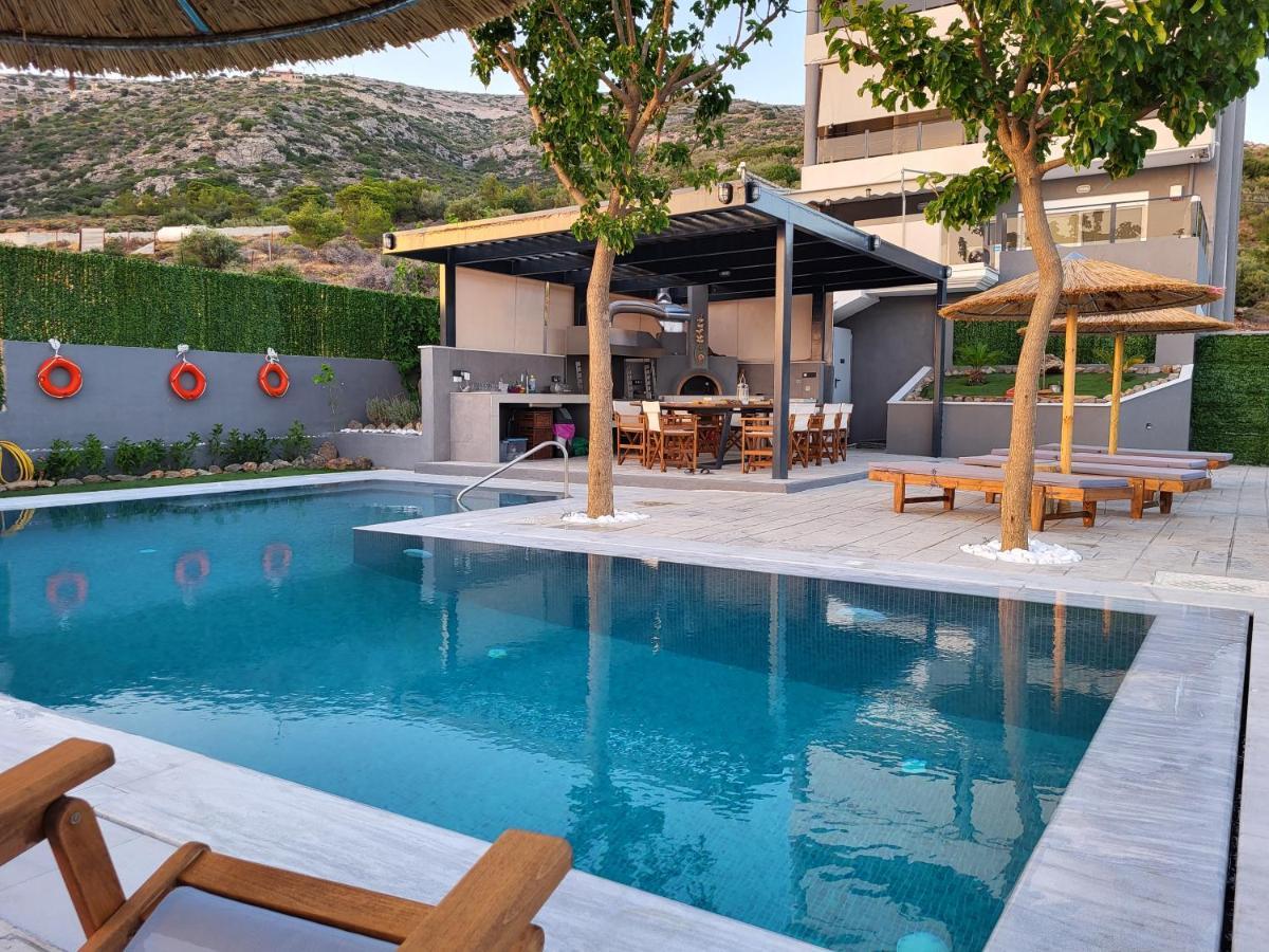 "Stergiou Luxury Apartments" Με Κοινη Πισινα Saronida Luaran gambar